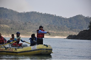 The Governor of Arunachal Pradesh Shri JP Rajkhowa also had a firsthand rafting and angling experiences in the River Siang, from Bodak Village to Ranaghat, near Pasighat in East Siang District on 2nd March 2016.